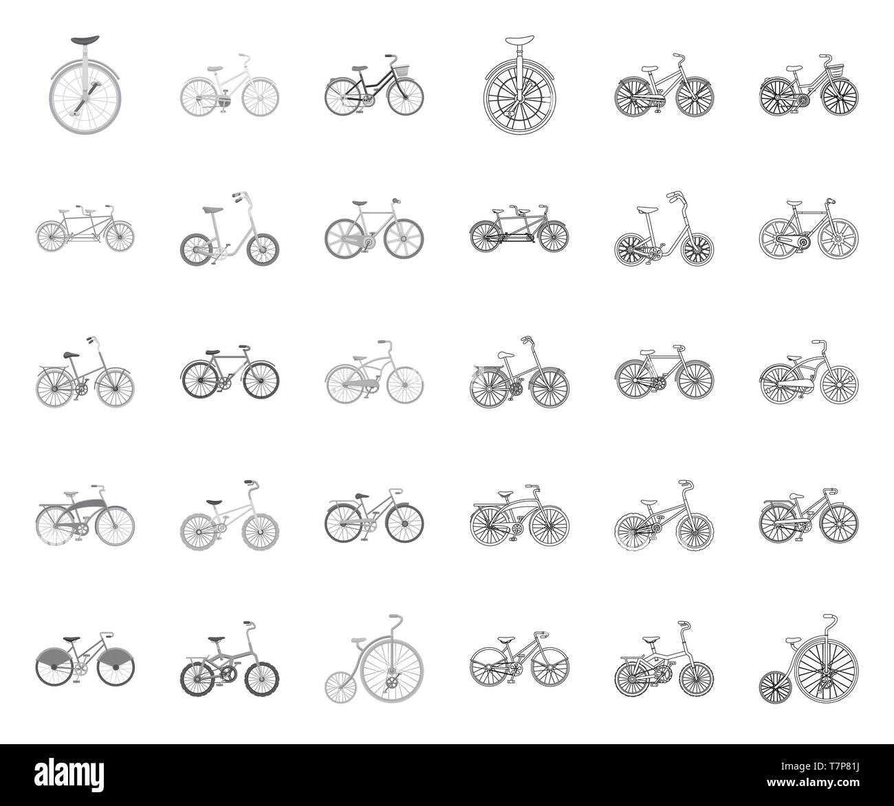 Fahrrad, Zirkus, Sammlung, Design, Entertainment, Equipment, Rahmen, Hobby, Icon, Illustration, isoliert, Freizeitaktivitäten, Logo, Maschinen, Modell, Mono, Umrisse, Bewegung, Pedal, Pedale, Rasse, retro, Sattel, Satz, Zeichen, Sprachen, Sport, Lenkrad, Stil, Symbol, Tandem, Technik, Werkzeug, Track, Transport, Arten, verschiedene, Vector, Fahrzeuge, Spaziergang, Web, Rad Vektor Vektoren, Stock Vektor