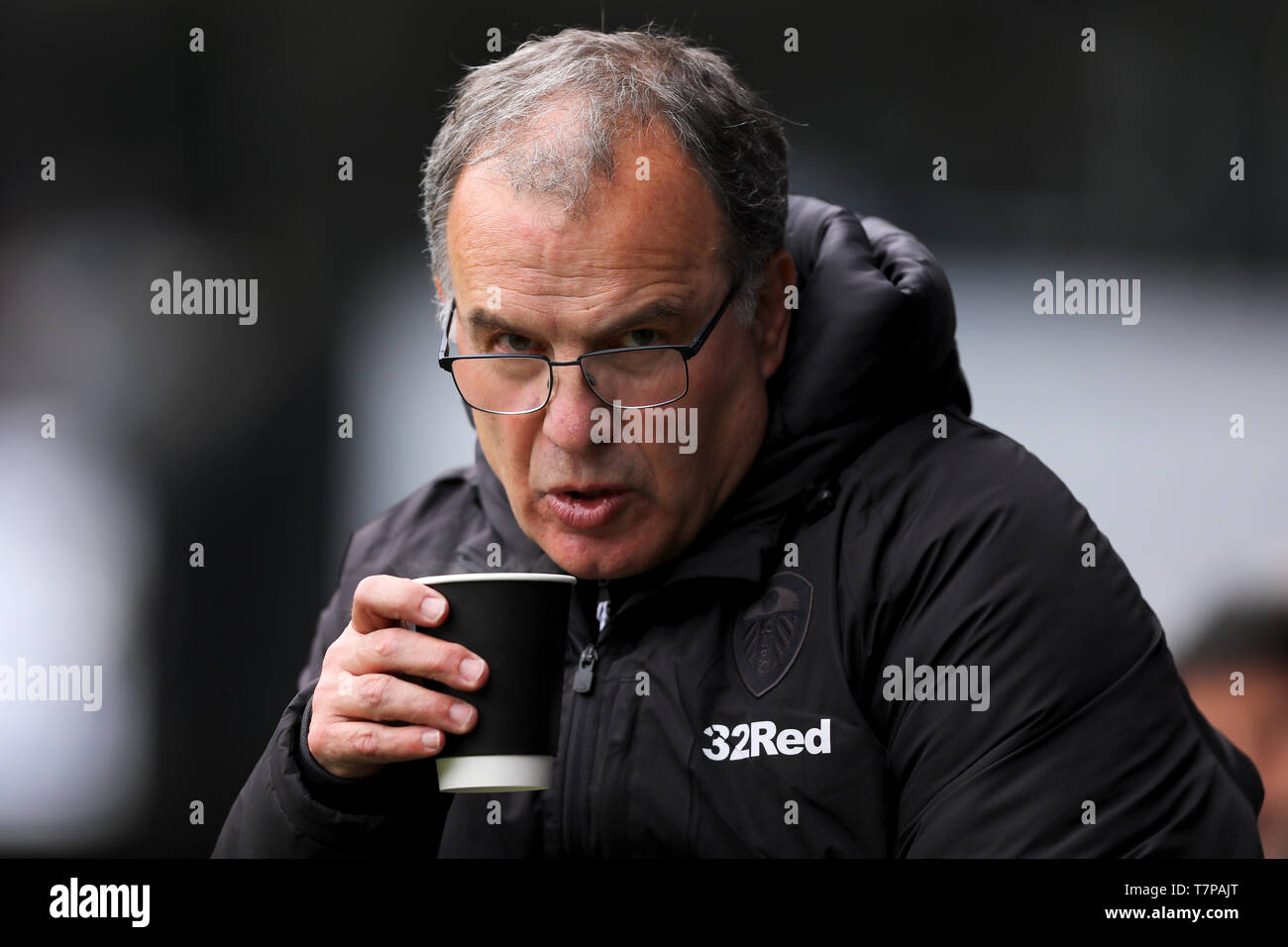 Manager von Leeds United, Marcelo Bielsa - Ipswich Town v Leeds United, Sky Bet Meisterschaft, Portman Road, Ipswich - 5 Mai 2019 Editorial nur verwenden - DataCo Einschränkungen Stockfoto