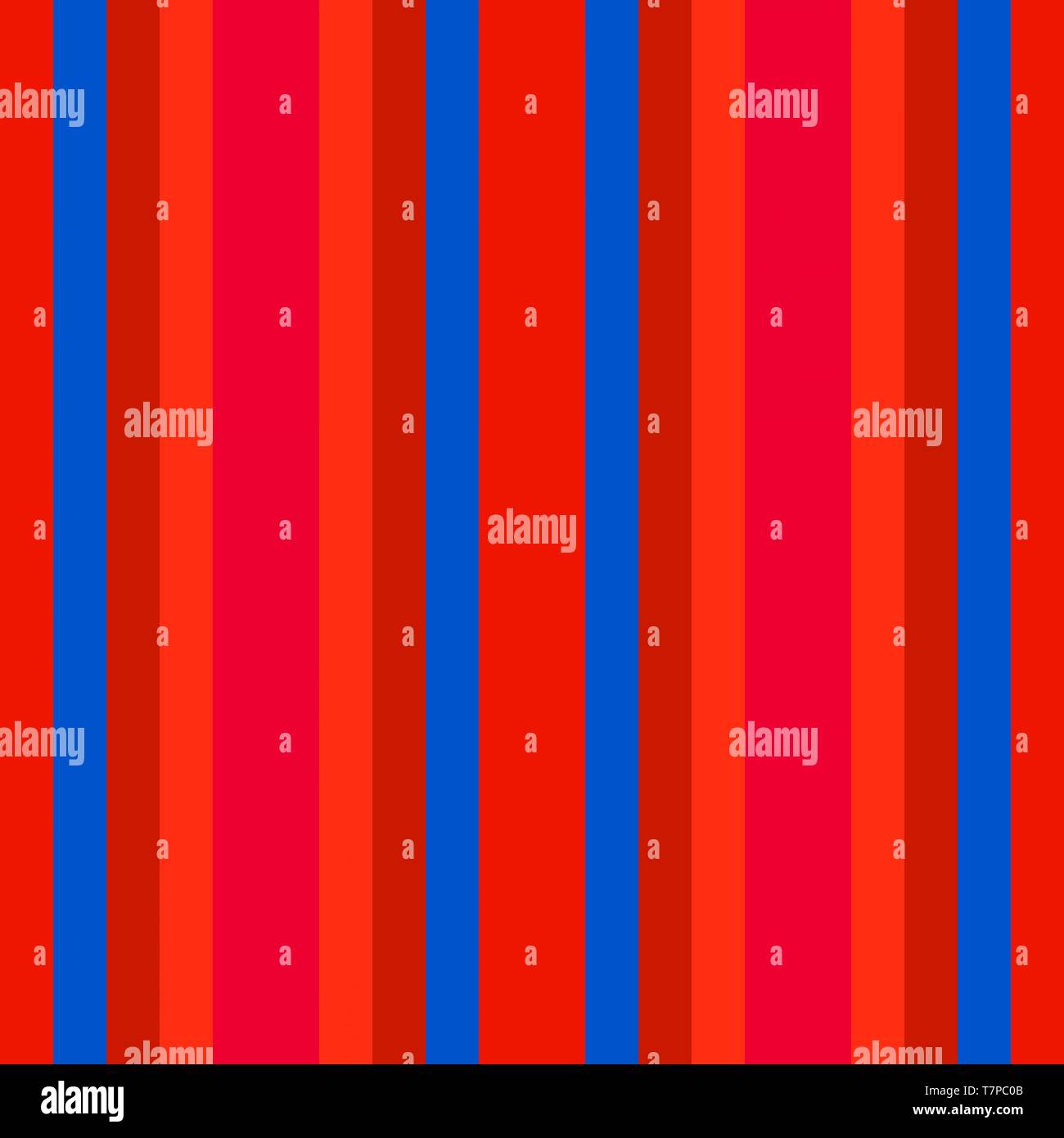Vertikale Linien rot, kräftiges Blau und starke rote Farben. Abstrakt  Hintergrund mit Streifen für Tapeten, Präsentation, Fashion Design oder  Website Stockfotografie - Alamy
