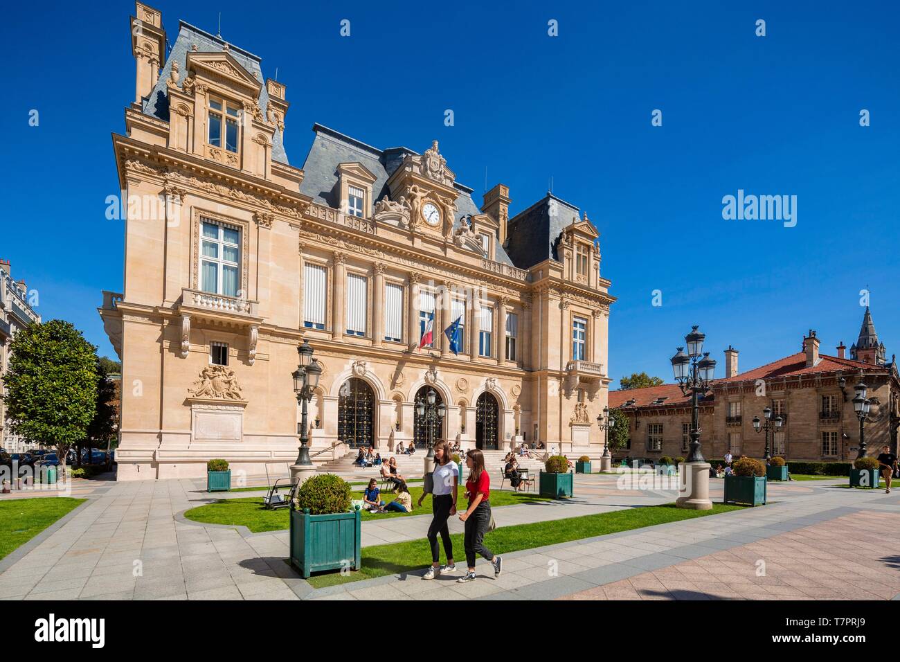 Frankreich, Hauts de Seine, Neuilly-sur-Seine, Rathaus Stockfoto