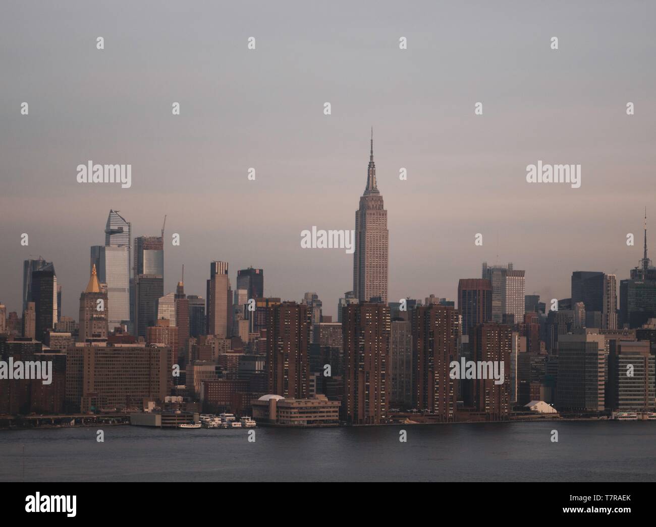 Ausblick auf das Empire, Gebäude, New York, USA Stockfoto