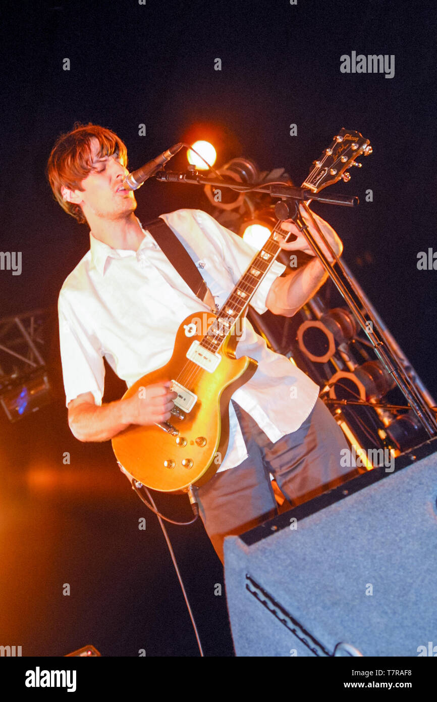 Stephen Malkmus und Jinx im Reading Festival 2001 durchführen Stockfoto