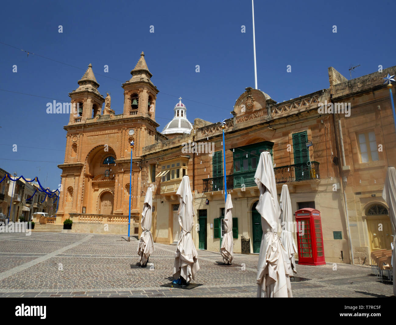 Kirche der Madonna von Pompei, Marsaklokk, Malta. Stockfoto