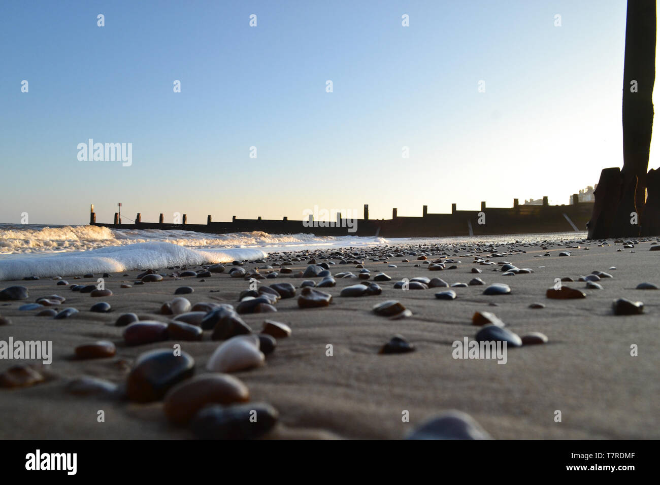 Wunderschöne goldene Stunde, Southwold, Suffolk Stockfoto