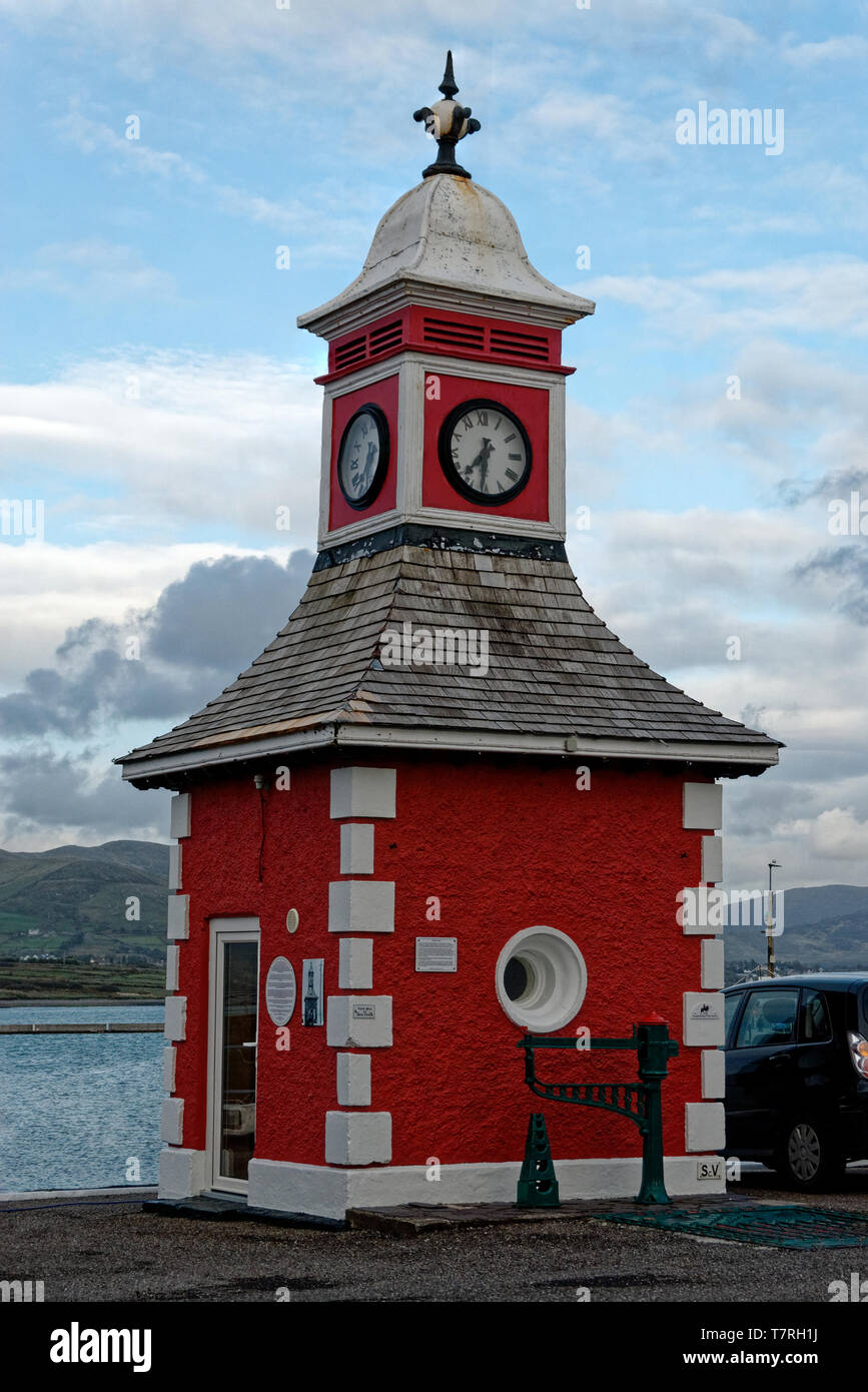 Valentia Island (irisch: Dairbhre, was bedeutet, dass "Die Eiche") ist eines der Westlichsten Irlands Punkte. Es liegt abseits der Iveragh Halbinsel im Südwesten Stockfoto