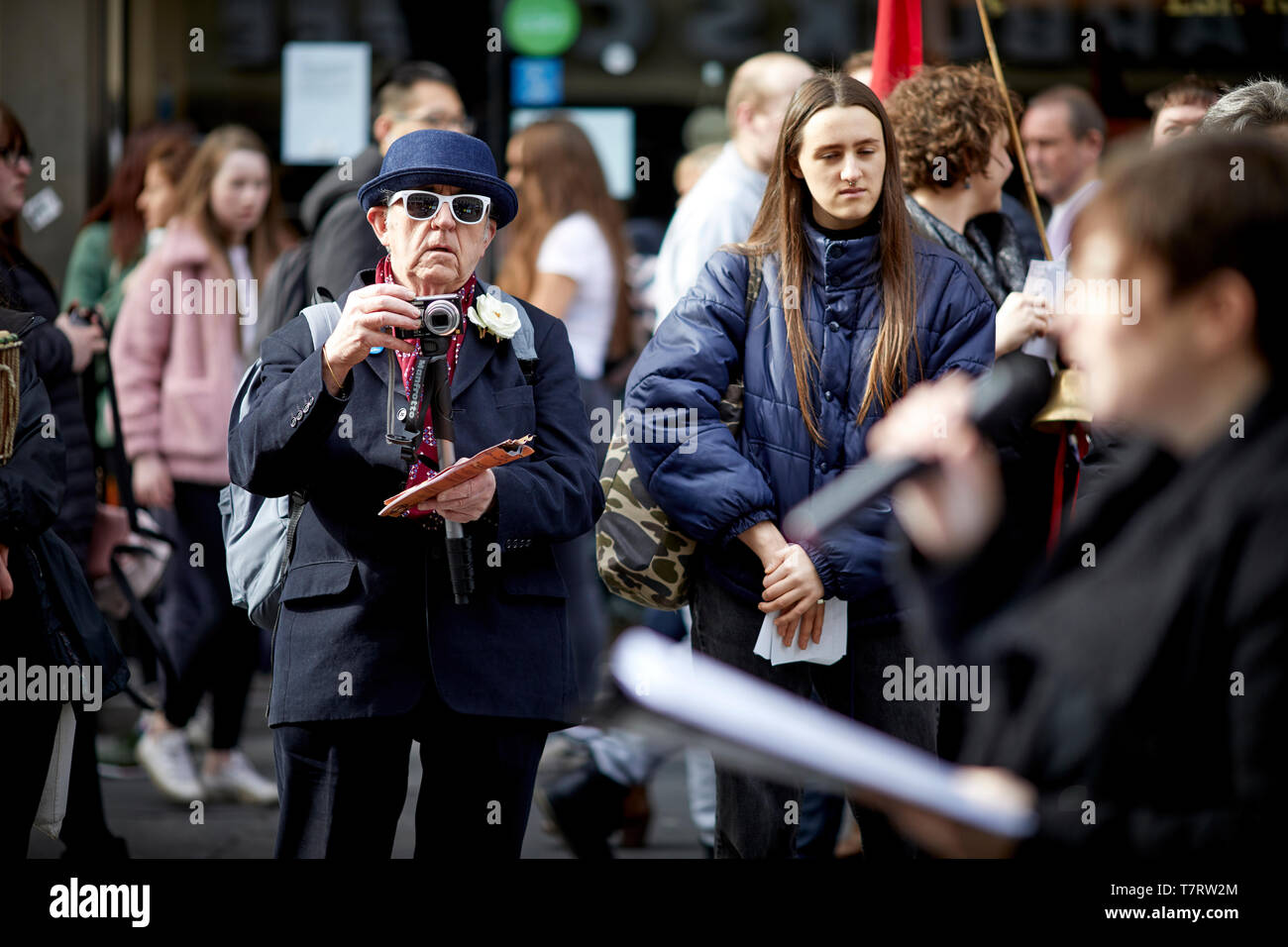 Newcastle upon Tyne, Klimawandel Mitkämpfer Stockfoto