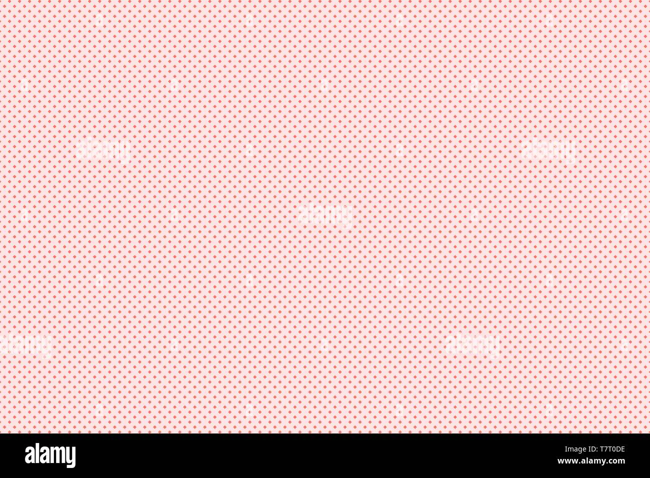 Rosa Muster mit Polka Dots. Vector Illustration. Trendy pink Farbe Hintergrund Stock Vektor