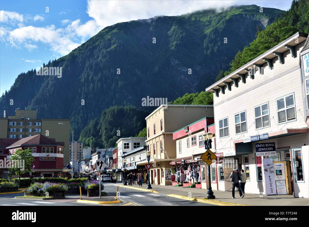 Stadt Szenen in Juneau Stockfoto