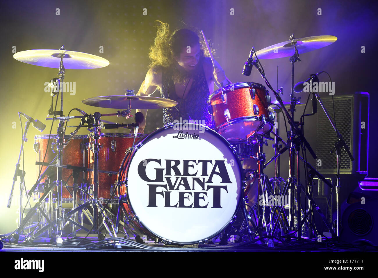 Miami, FL, USA. 07 Mai, 2019. Greta Van Flotte führen an Bayfront Park Amphitheater am Mai 7, 2019 in Miami, Florida. Quelle: MPI04/Medien Punch/Alamy leben Nachrichten Stockfoto