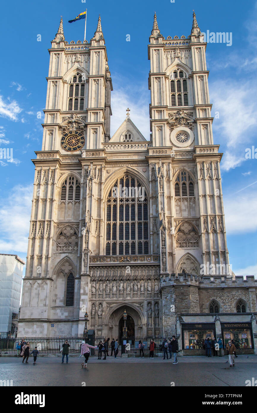 Westminster Abbey, London, Vereinigtes Königreich. Stockfoto