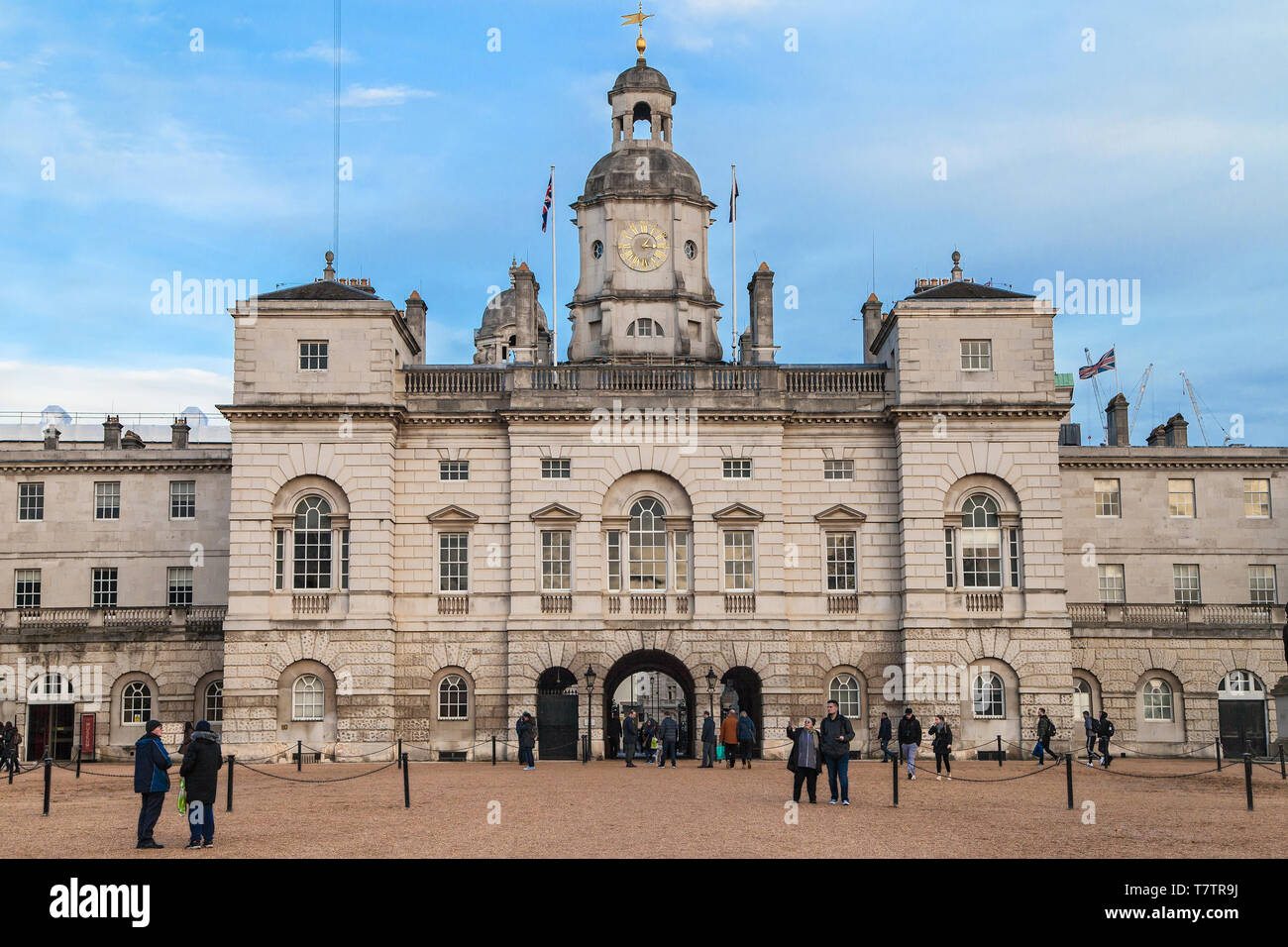 London, Großbritannien - 19 Dezember, 2018: Die Horse Guards Gebäude in London, Vereinigtes Königreich. Stockfoto