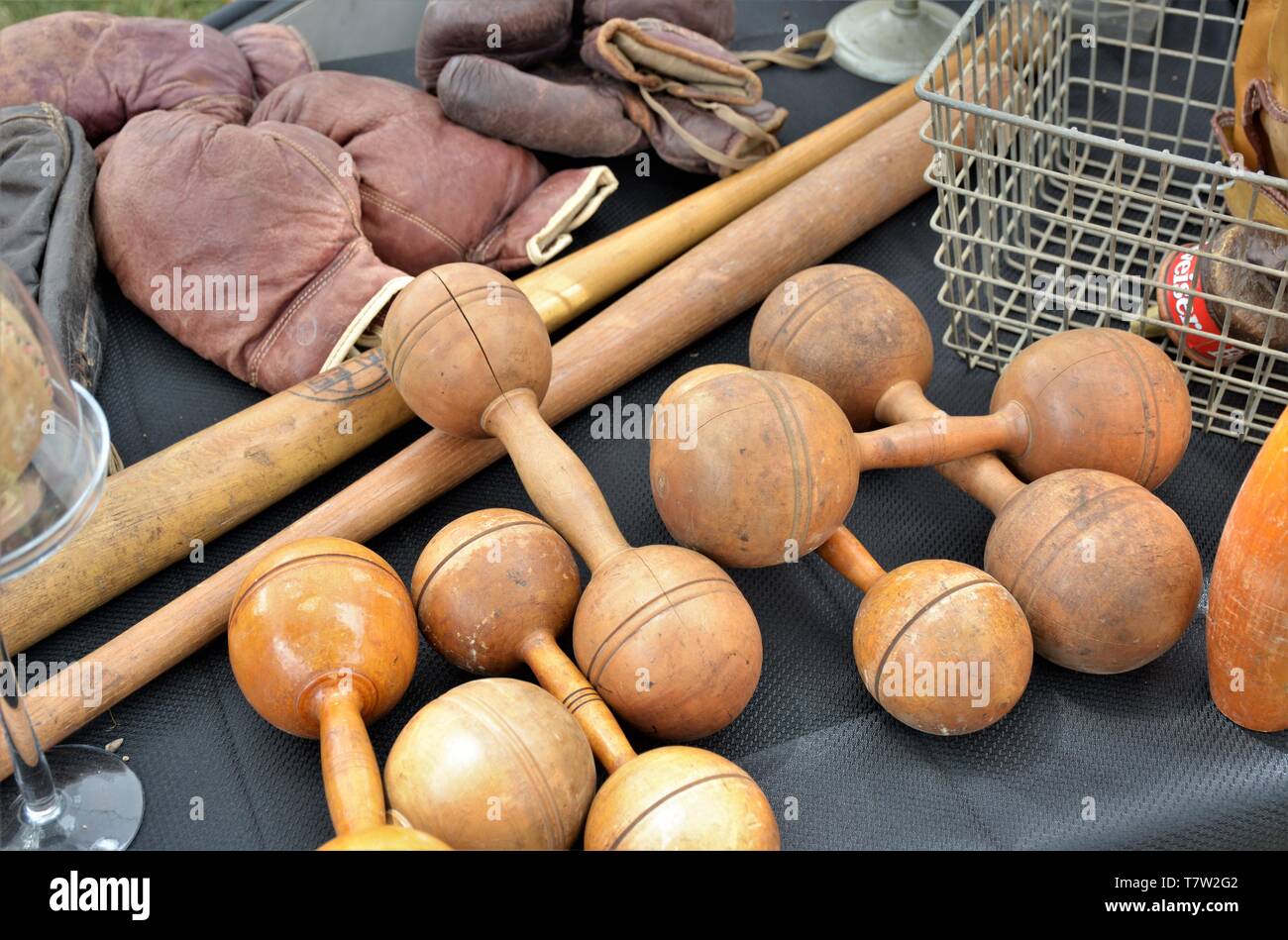 Collectible antike Gegenstände zum Verkauf in Paso Robles in Kalifornien USA Nordamerika Stockfoto