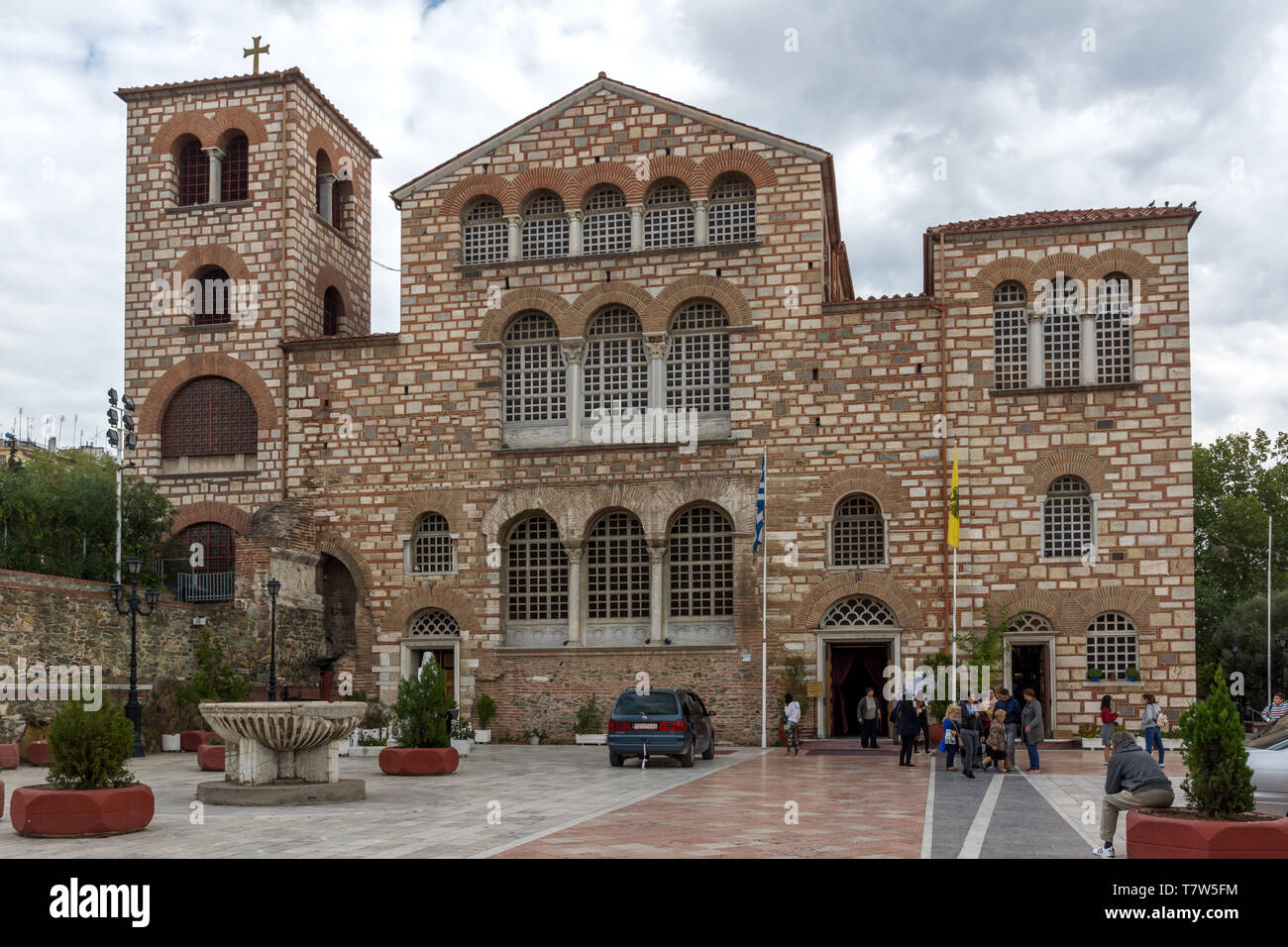 THESSALONIKI, Griechenland - 30. SEPTEMBER 2017: alten byzantinischen Kirche des Hl. Demetrius im Zentrum der Stadt Thessaloniki, Griechenland Stockfoto