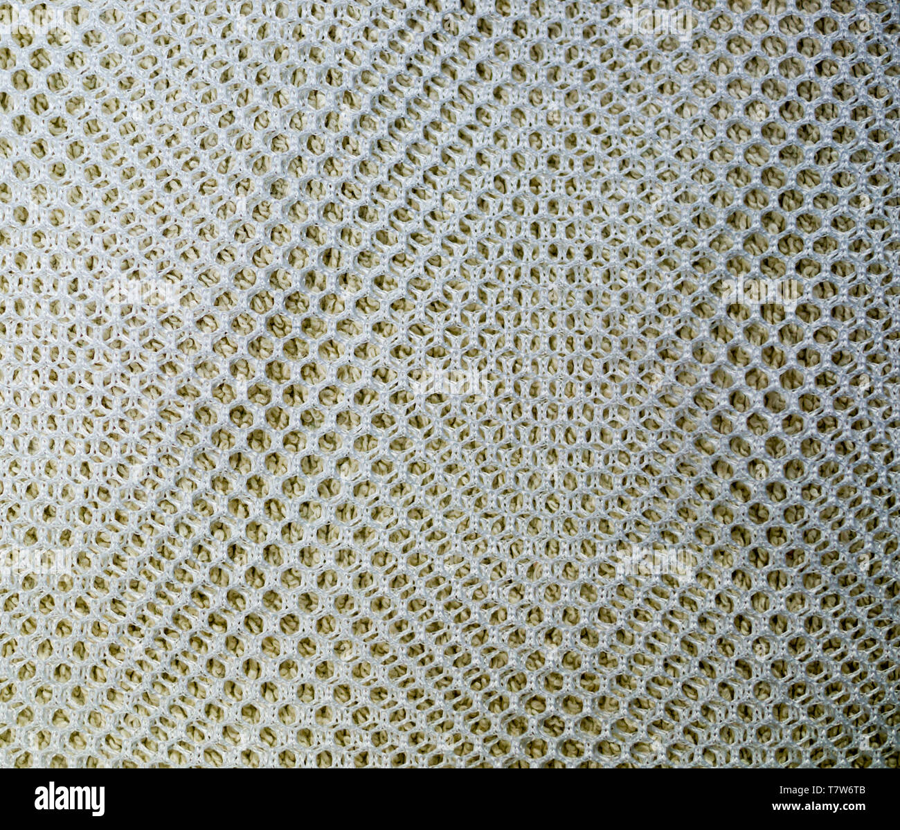 Rhombus shape eingesperrten Gewebe net. Hintergrund, Textur. Stockfoto