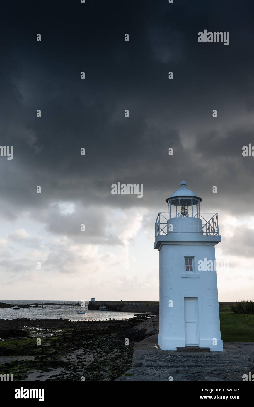 Leuchtturm von Barfleur, Frankreich, Calvados (50) Stockfoto