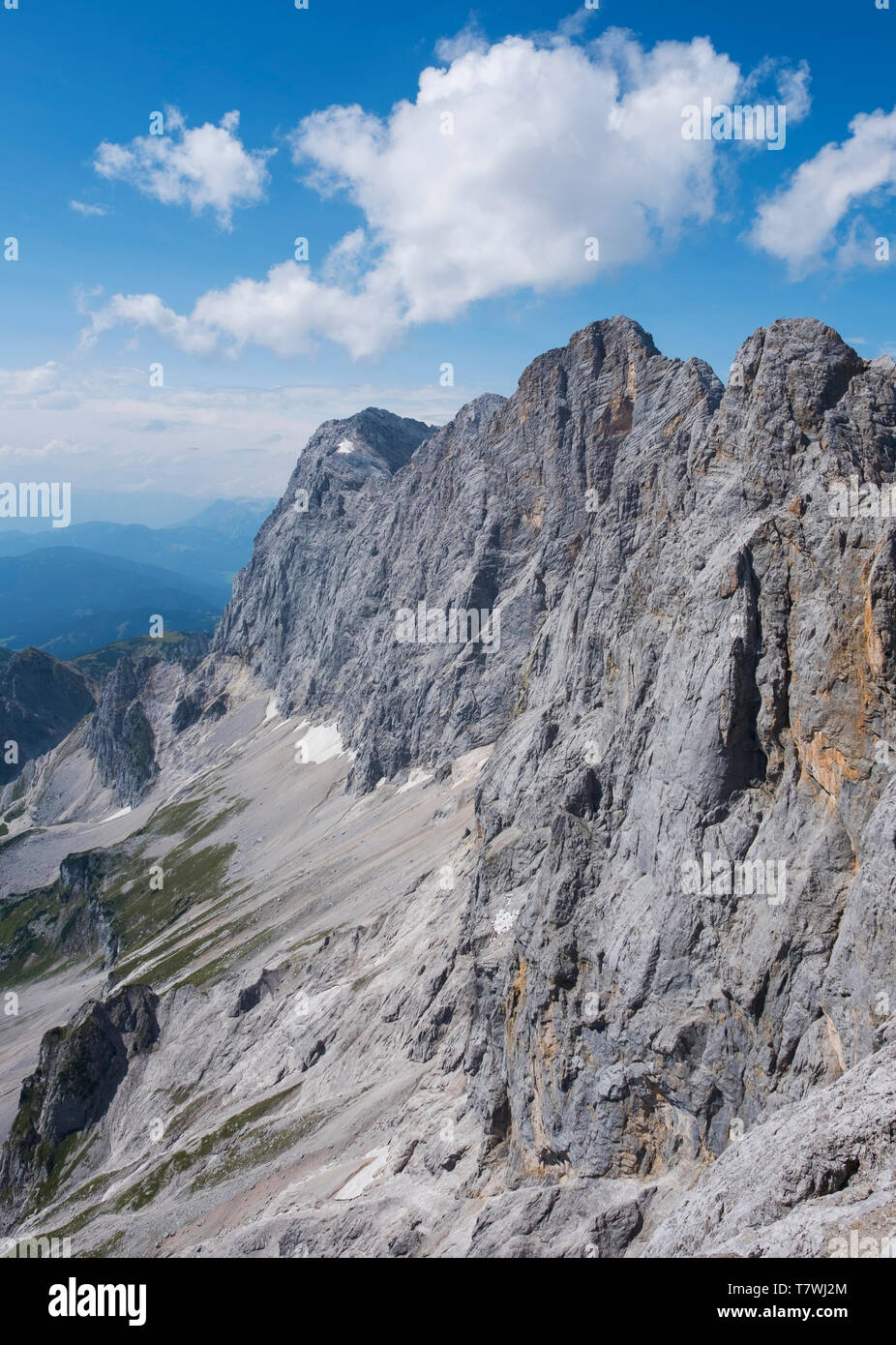 Den Hohen Dachstein. Stockfoto