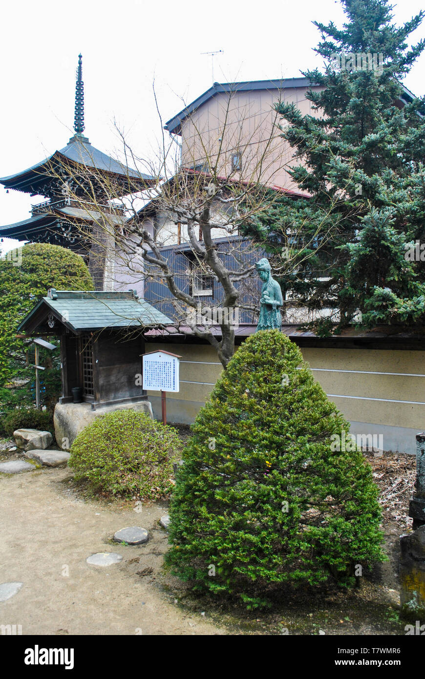 Hida-kokubunji in Takayama, Präfektur Gifu, Japan Stockfoto