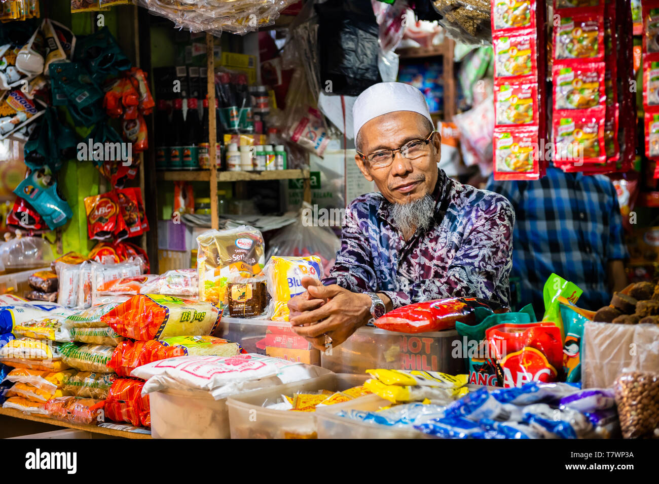 Indonesien, West Sumatra, Padang, Pasar Raya Barat Central Market Stockfoto