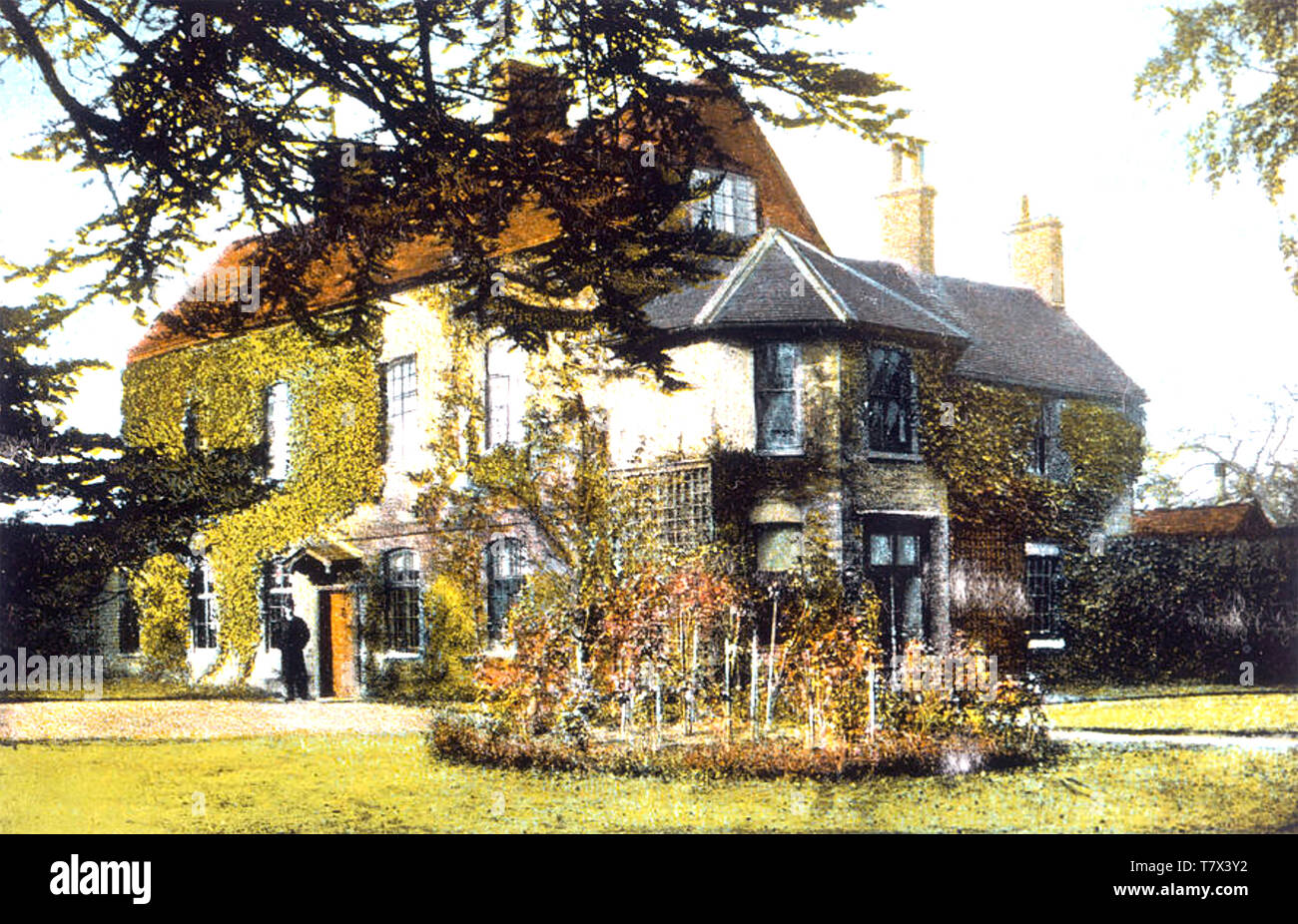 GEORGE Eliot (1819-1880), Pseudonym der englische Autor Mary Ann Evans. Griff Haus zwischen Nuneaton und Bedworth war ihre Kindheit homer Stockfoto