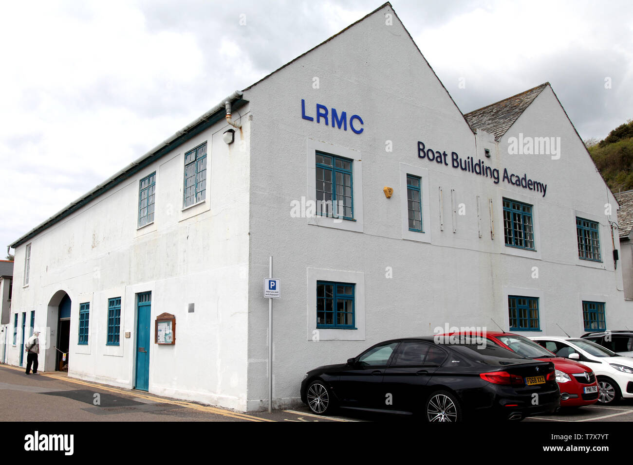 Lyme Regis, Dorset - lrmc Bootsbau Akademie, 2019 Stockfoto