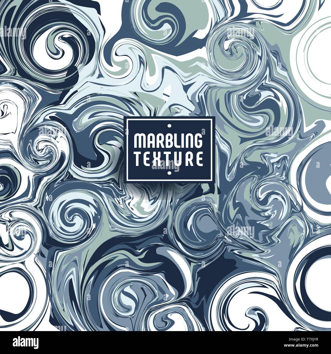 Abstrakte Marmor Hintergründe, Vektor Tinte Textur. Stock Vektor