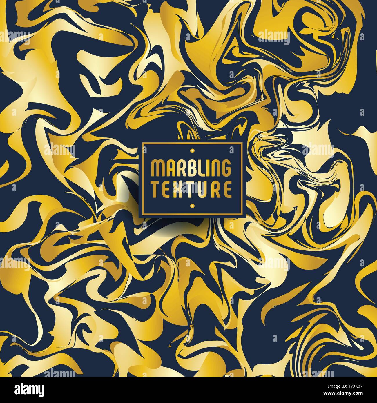 Abstrakte Marmor Hintergründe, Vektor Tinte Textur. Stock Vektor