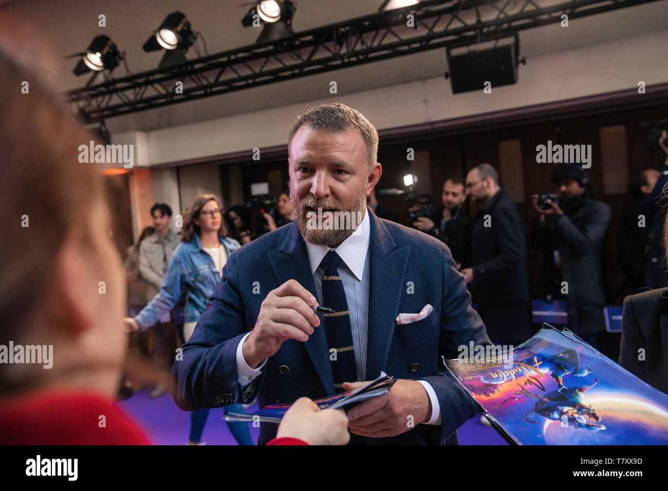 Paris, Frankreich. 8. Mai 2019. Guy Ritchie, Paris. Premiere von Aladdin, Grand Rex. Stockfoto