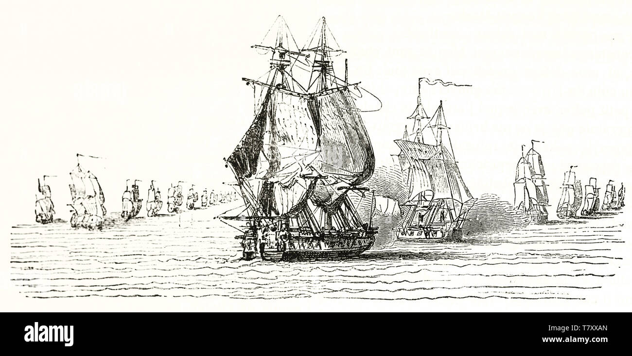 Antike schiff illustration schnitt Fotos und Bildmaterial in hoher