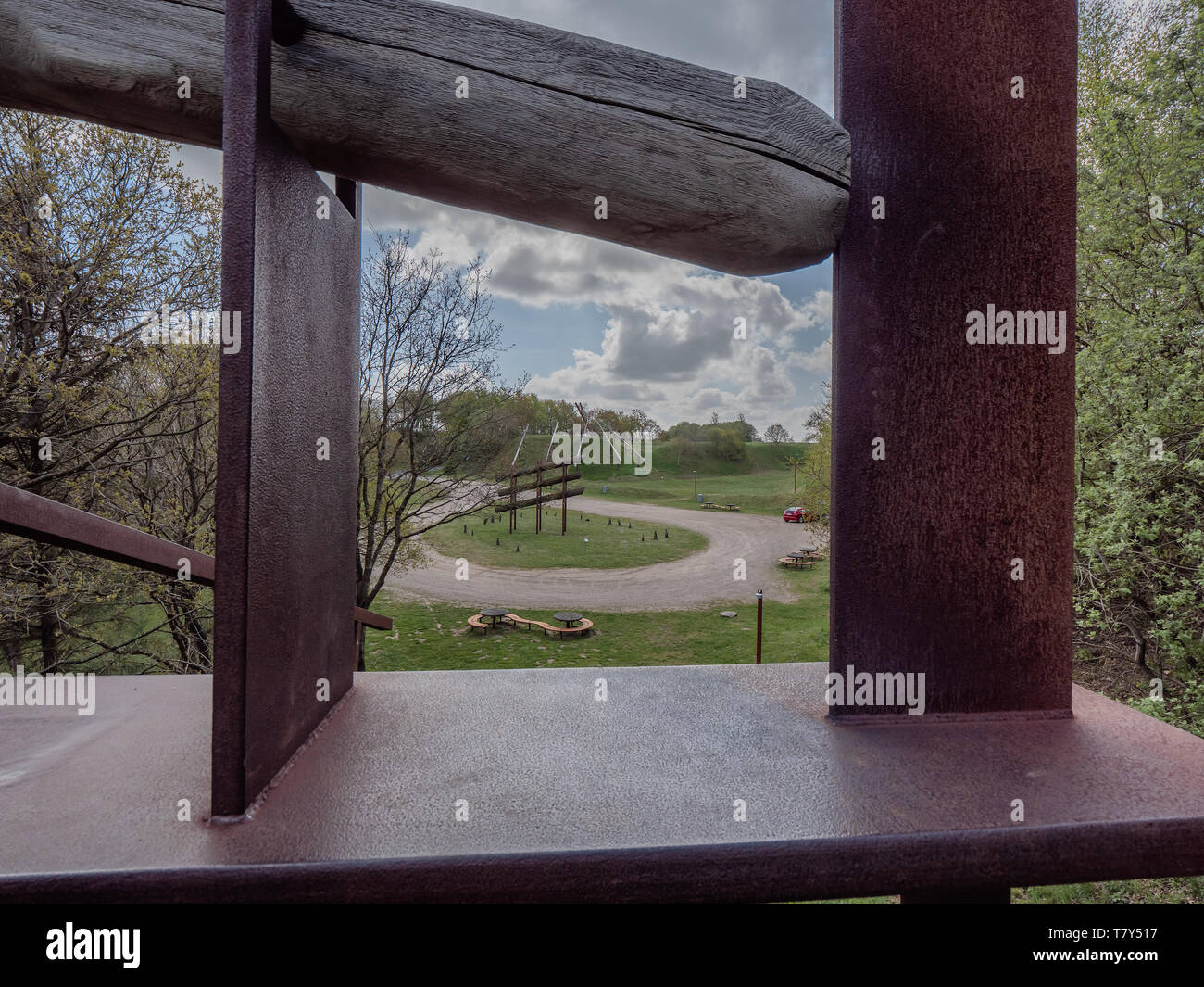 Kiesgrube Landart in Toerskind in der Nähe von Vejle, Dänemark Stockfoto