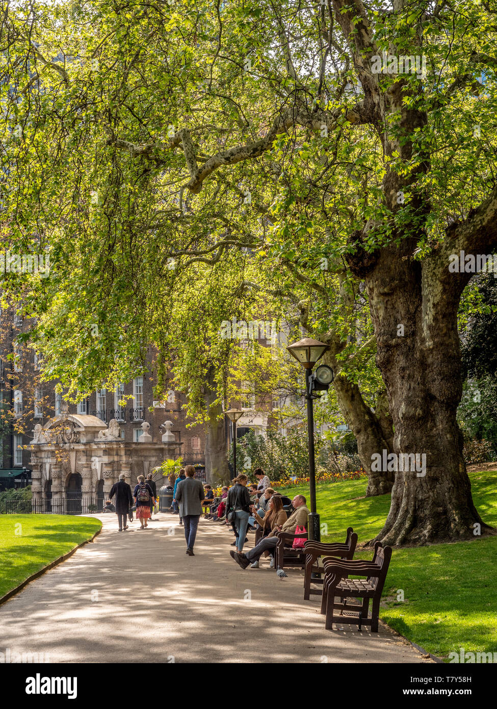 Victoria Embankment Gardens, London, UK. Stockfoto
