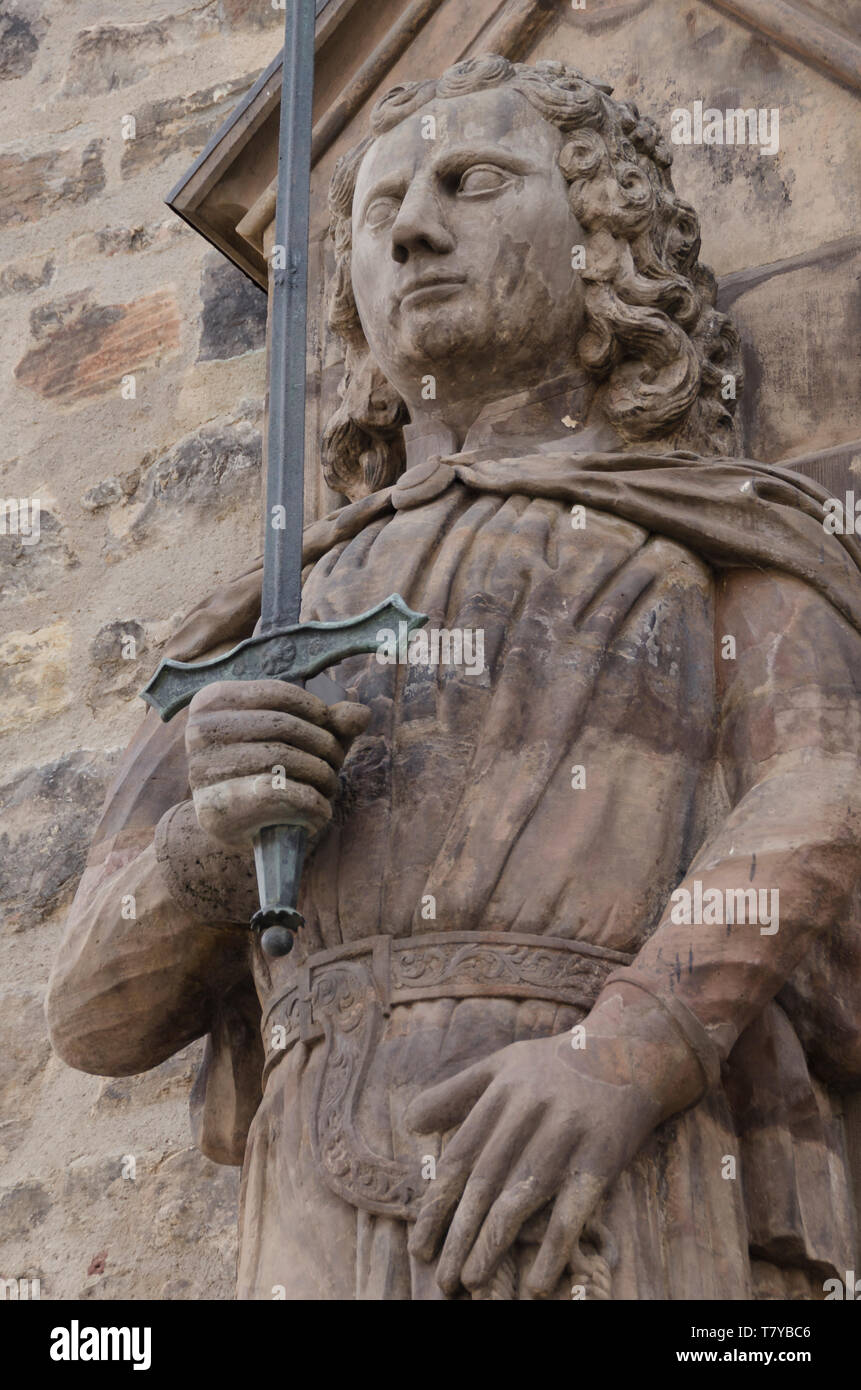 Roland, Halle, Sachsen-Anhalt, Deutschland Stockfoto