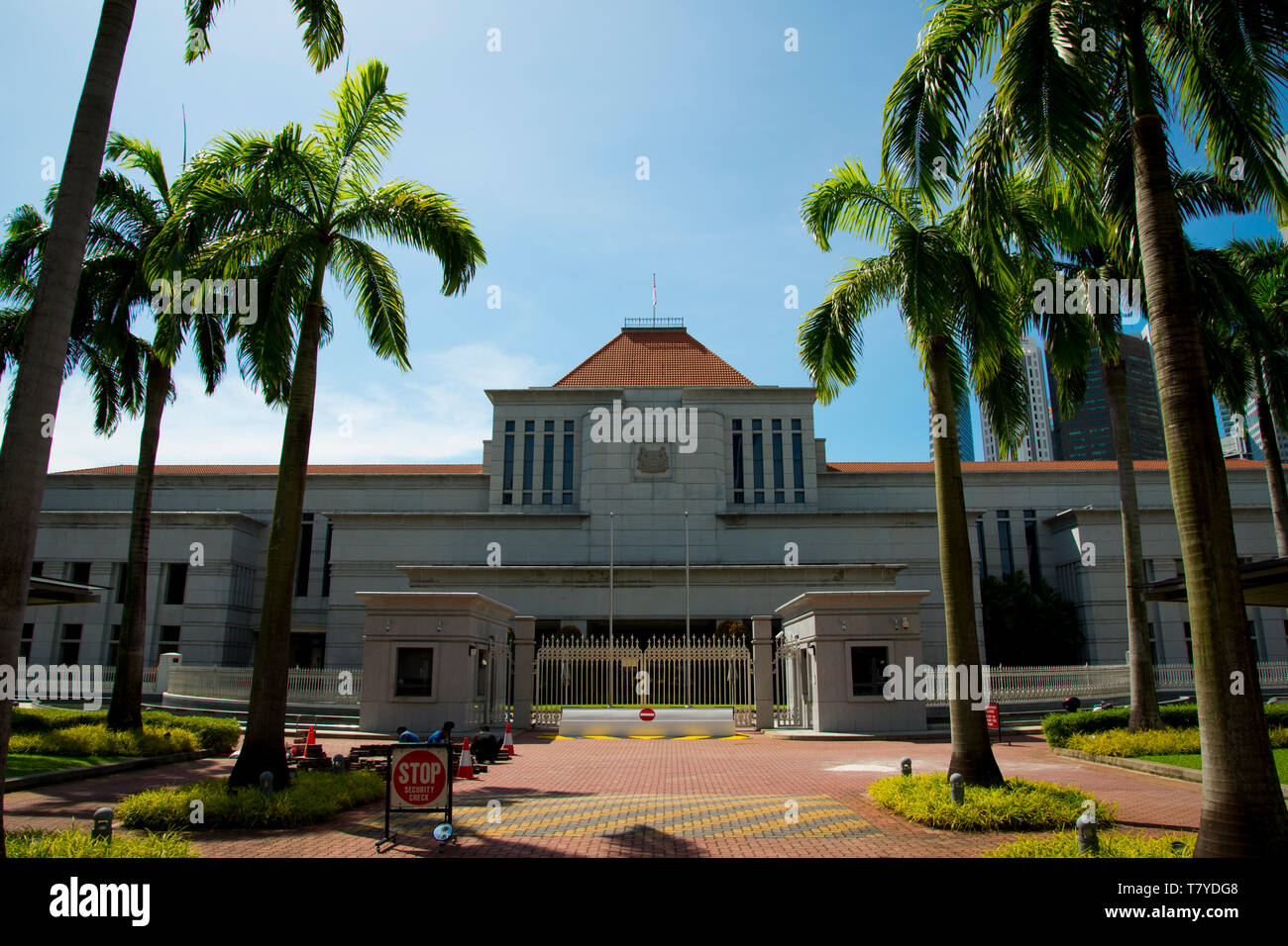 Das Parlament von Singapur City Stockfoto