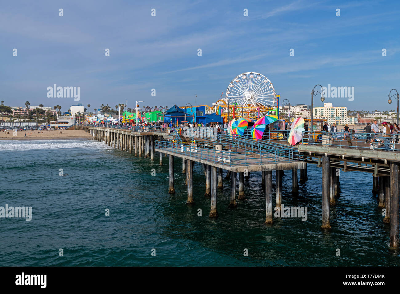 Santa Monica, Los Angeles, Kalifornien, USA: Santa Monica Pier *** Local Caption *** Stockfoto