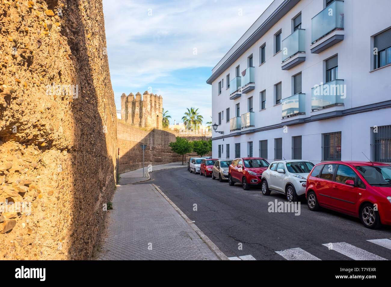 Sevilla Macarena barrio Fassaden und inneren Straßen in Sevilla Spanien Stockfoto Sevilla Macarena barrio Fassaden und inneren Straßen in Sevilla Spanien Stockfoto