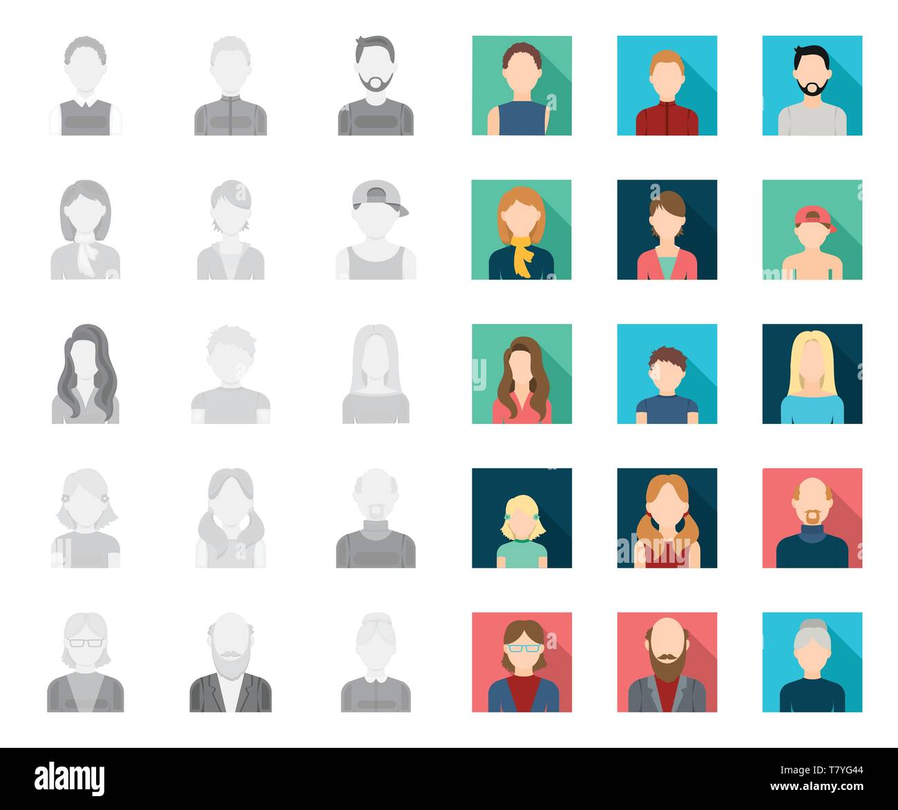 Aussehen, Kunst, Athlet, Avatar, Glatze, Bart, Junge, Sammlung, Design, Kleid, Gesicht, Mimik, Mode, Mädchen, Gläser, Großvater, Großmutter, Frisur, Kopf, menschliche, Icon, Illustration, isoliert, Logo, Mann, Mono, flach, Schnurrbart, Außen, Menschen, Personen, Portrait, Satz, Zeichen, Stiefvater, Stiefmutter, Stil, Symbol, Lehrer, Riegel, Benutzer, Vector, Web, Frau, Arbeiten, Vektor, Vektoren, Stock Vektor