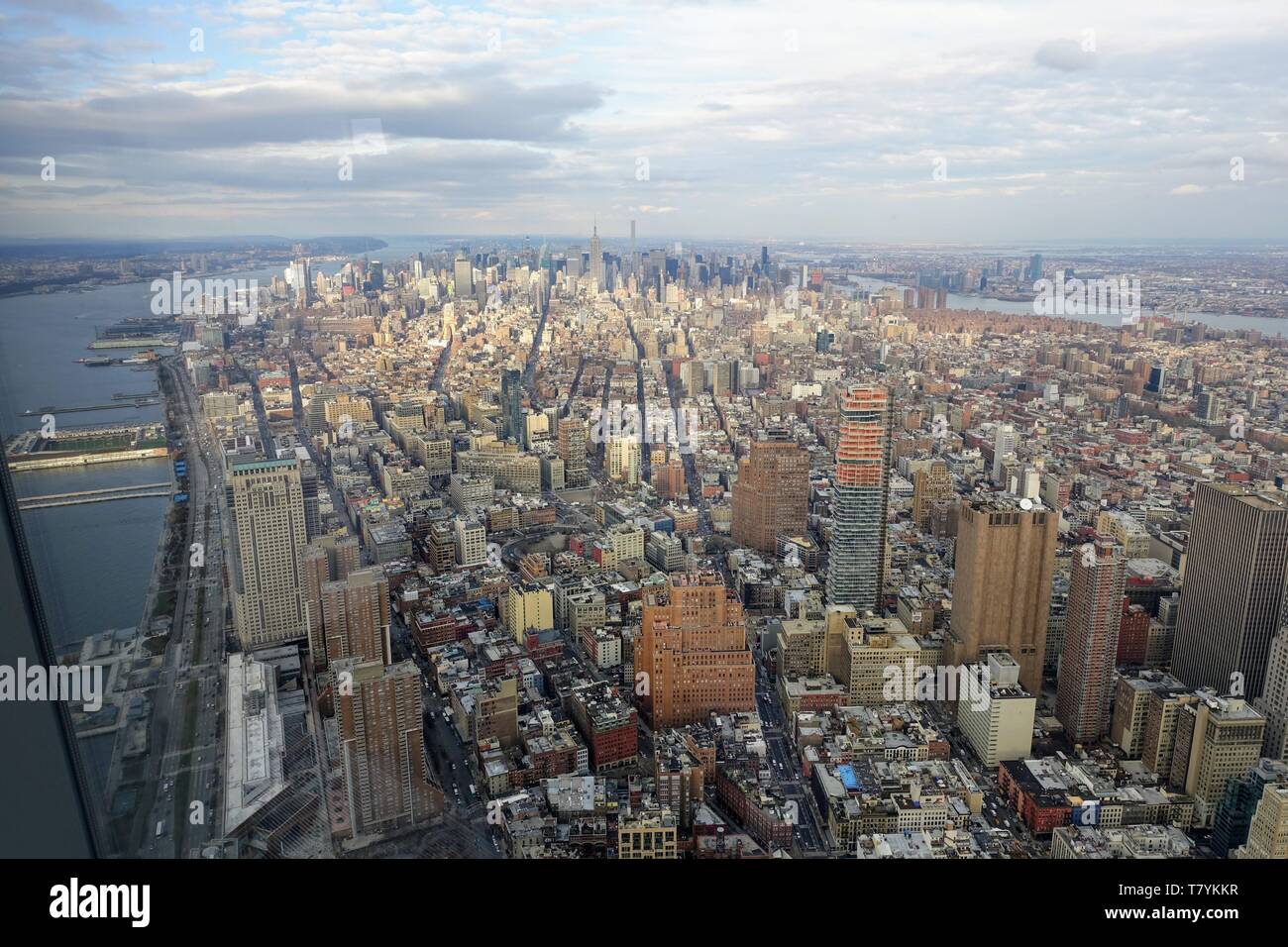 Skyline von New York City Stockfoto