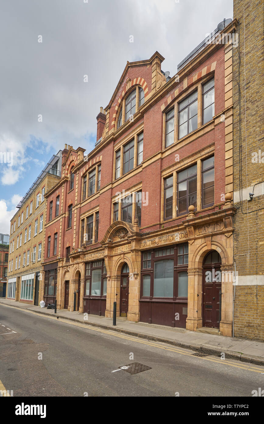 Jüdische Suppenküche brune Street London Stockfoto