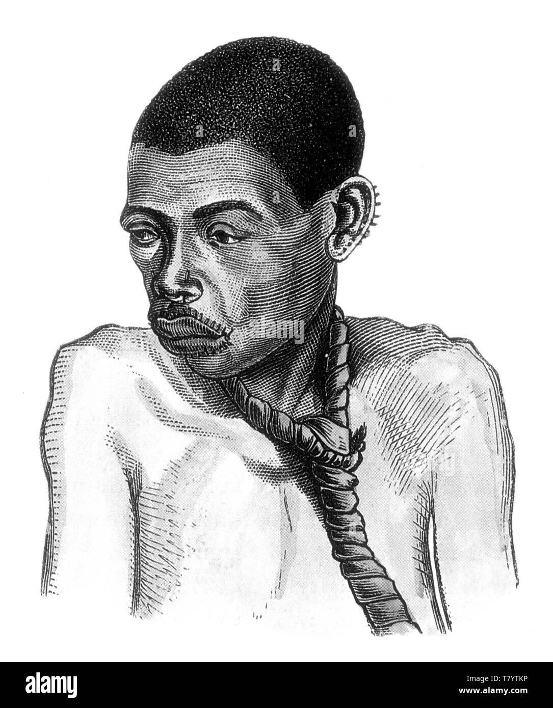 Sklaverei, African Slave Stockfoto