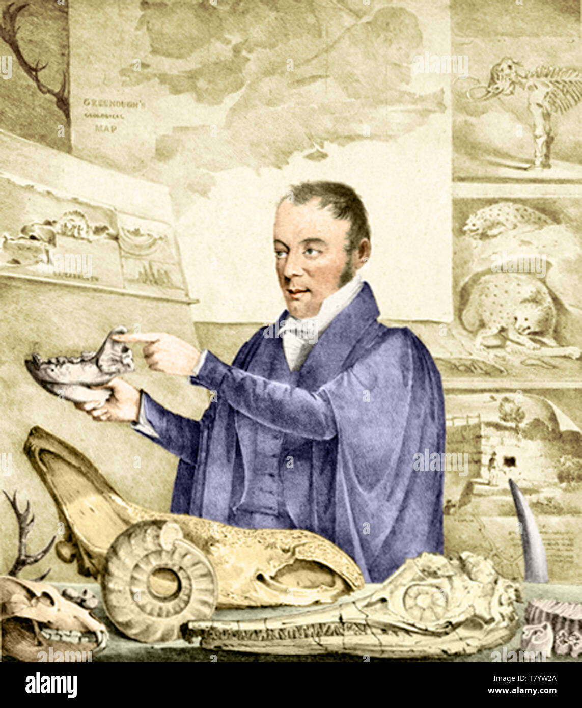 William Buckland, englischer Paläontologe Stockfoto
