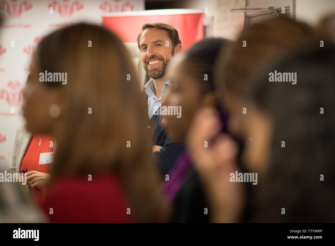 England Manager Gareth Southgate während einer Sendung, die Sitzung für den Prince's Trust zukünftige Führungskräfte Start der Kampagne an der Prince's Trust House in London. Stockfoto