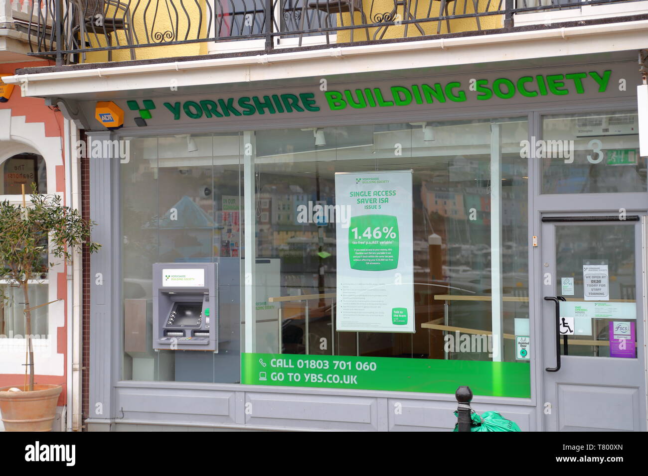 Yorkshire Building Society Niederlassung in Dartmouth, Großbritannien Stockfoto