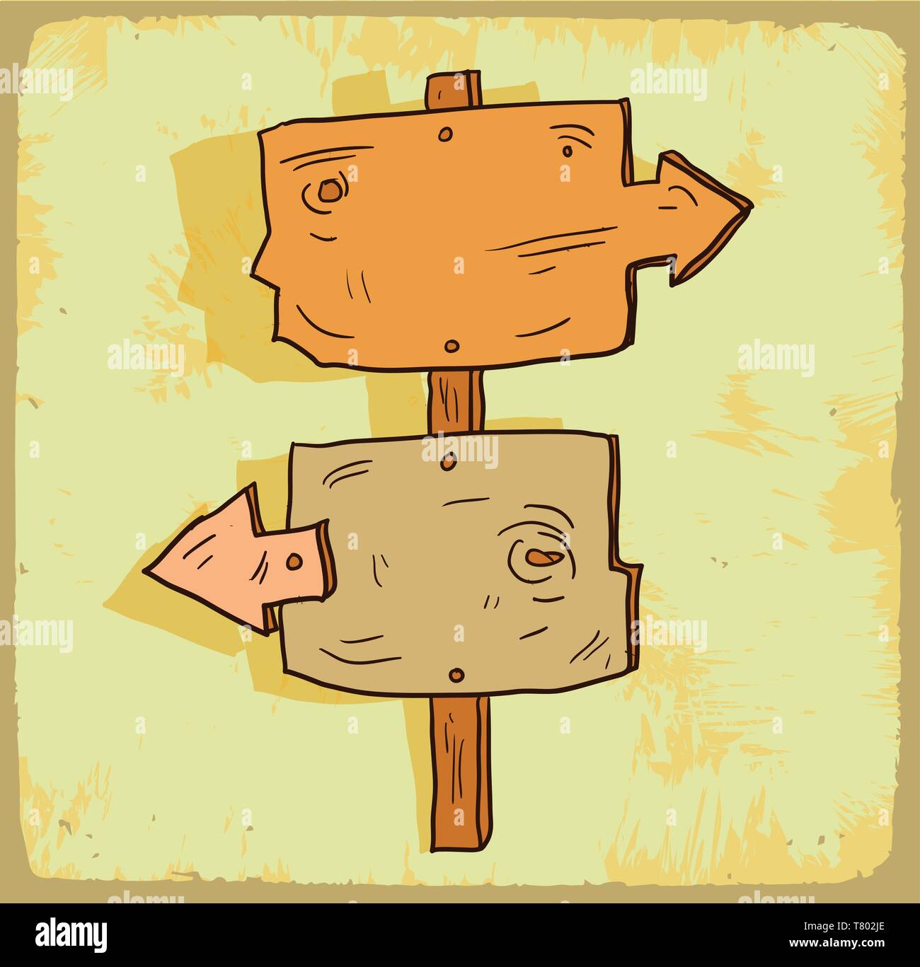 Hand Verkehrszeichen. Vector Illustration