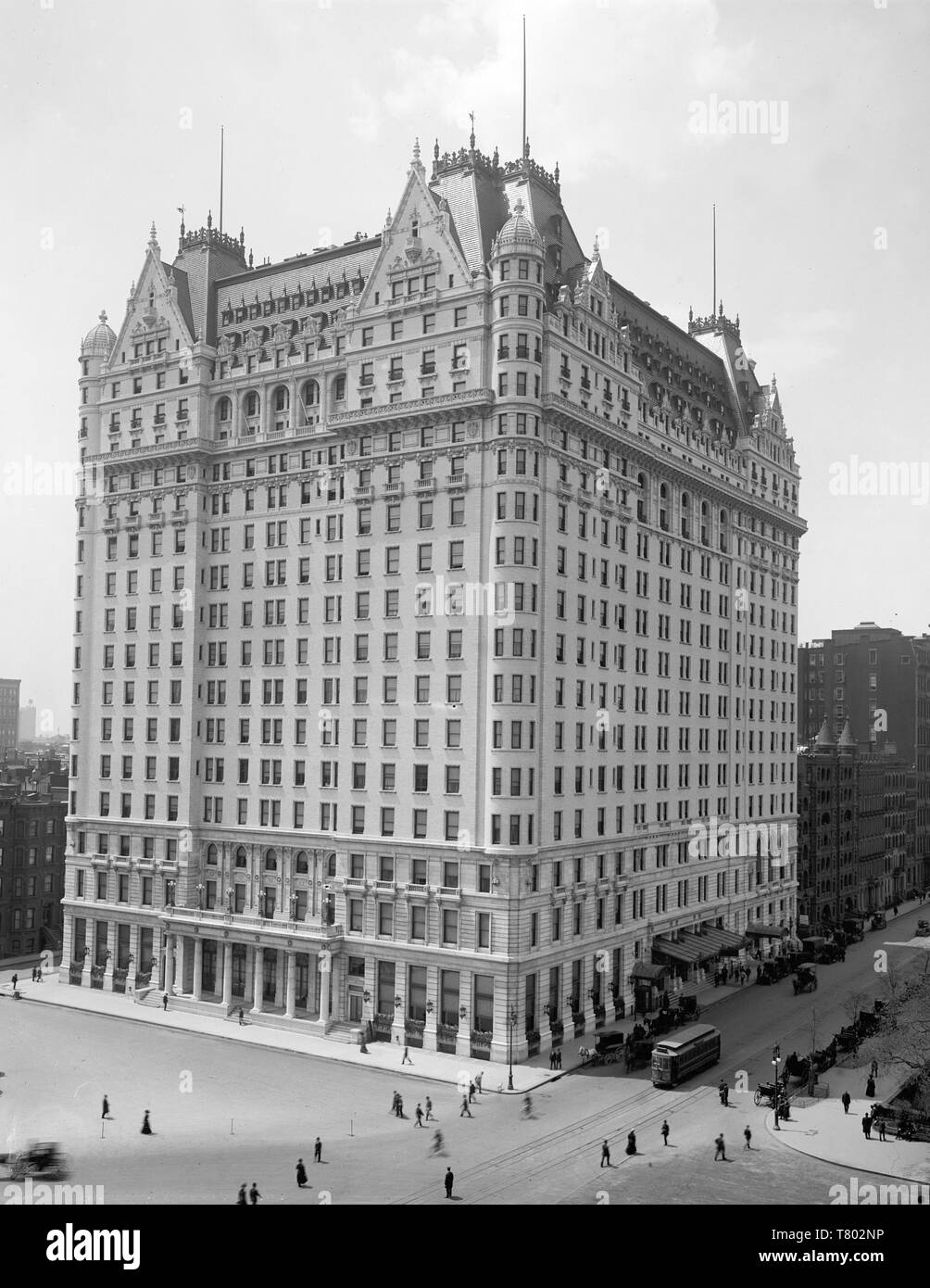 New York, Plaza Hotel 1907 Stockfoto