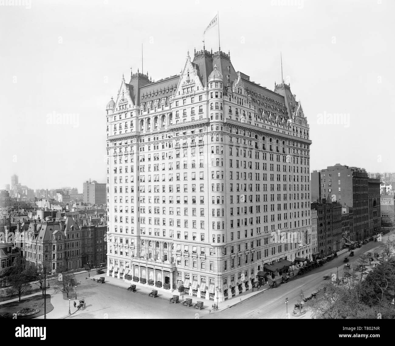 New York, Plaza Hotel 1907 Stockfoto