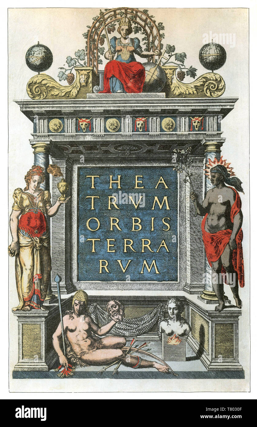 Ortelius, Abraham: Theatrum Orbis Terrarum, 1570 Stockfoto