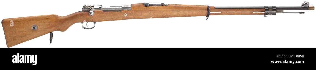 SERVICE WAFFEN, BRASILIEN, Gewehr Modell 1908, DWM Oberndorf, Kaliber 7x57, Nummer 5234 Mm, Additional-Rights - Clearance-Info - Not-Available Stockfoto