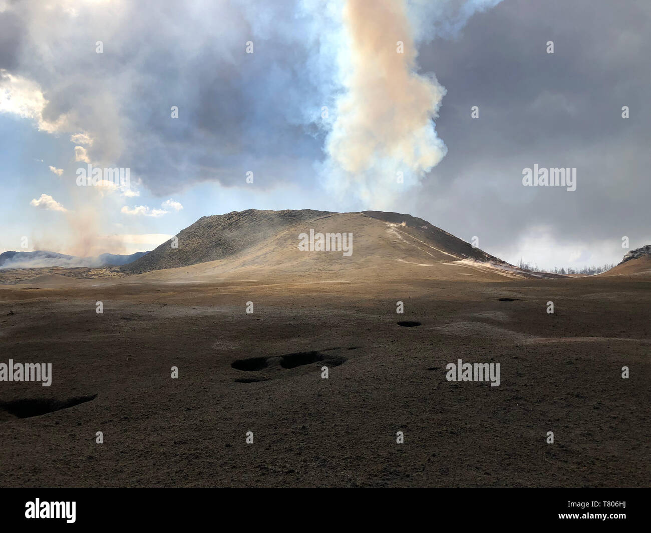 Kilauea Eruption 2018 Stockfoto