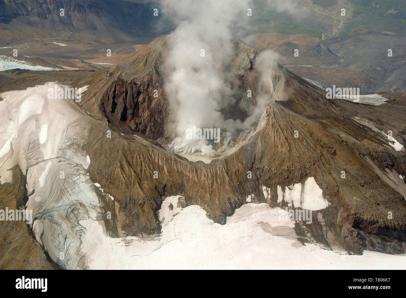 Mt. Martin, Katmai NP Stockfoto