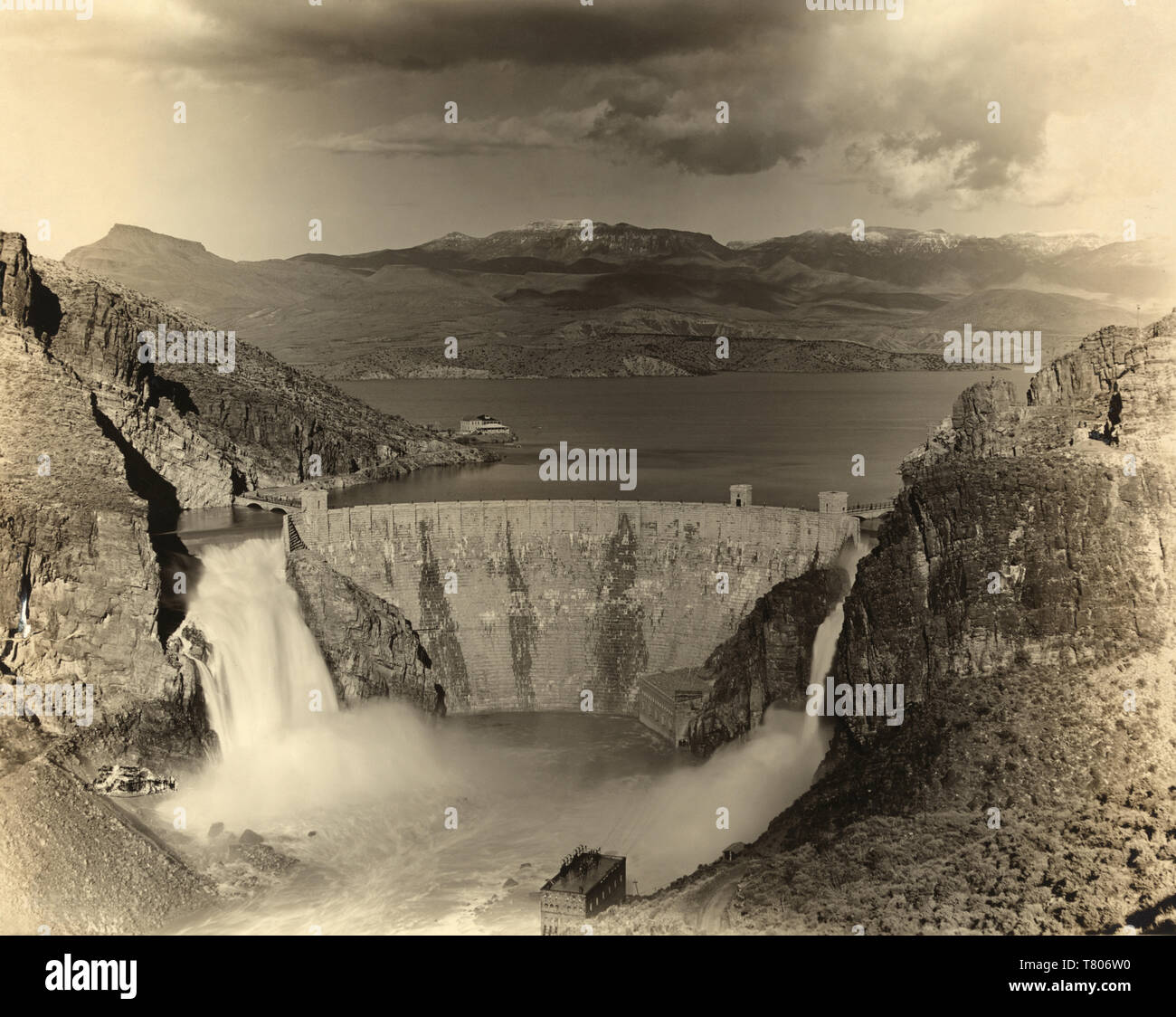 Roosevelt Dam, Arizona, 1916 Stockfoto
