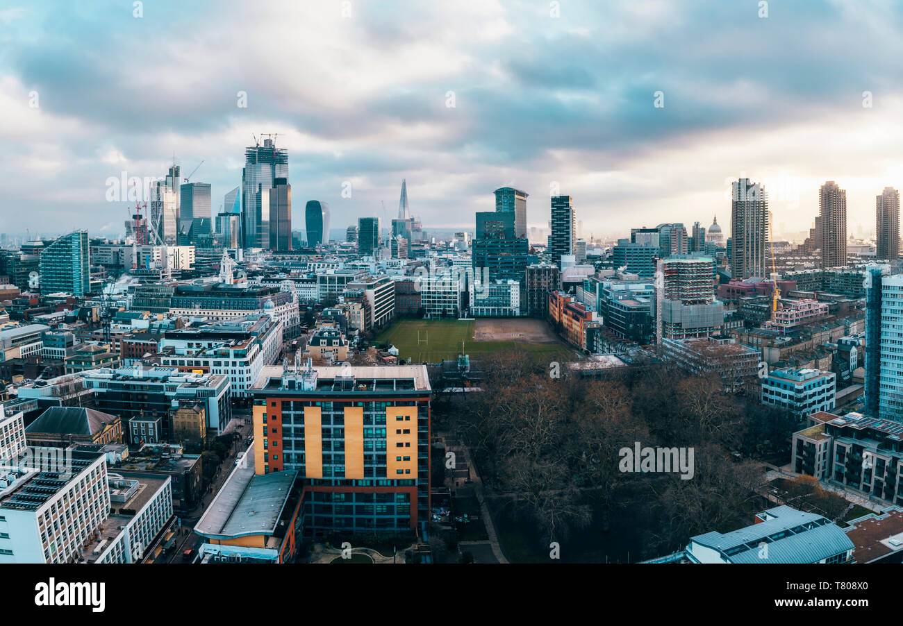 Stadt London Financial District Skyline, London, England, Vereinigtes Königreich, Europa Stockfoto
